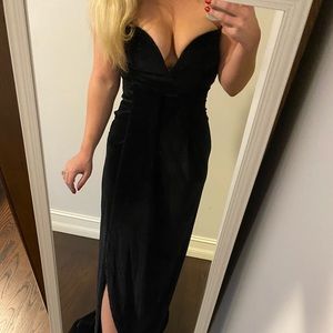 Black Velvet Dress